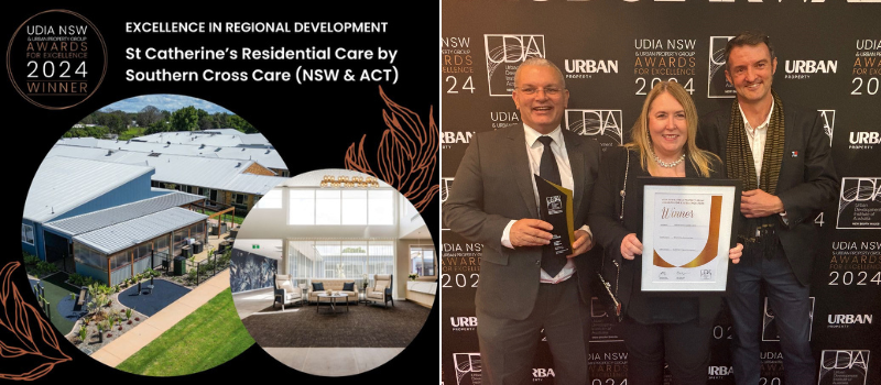Southern Cross Care (NSW & ACT) take out prestigious award